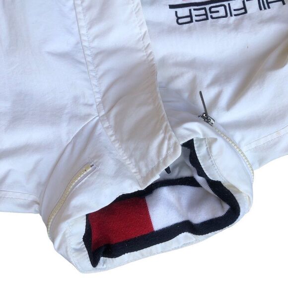 RARE 2013 Tommy Hilfiger Jacket Big Logo White Medium - Picture 9 of 13